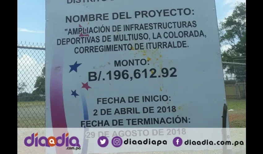 Los fondos para el proyecto los administró la Alcaldía de La Chorrera. Foto: Jesús Simmons