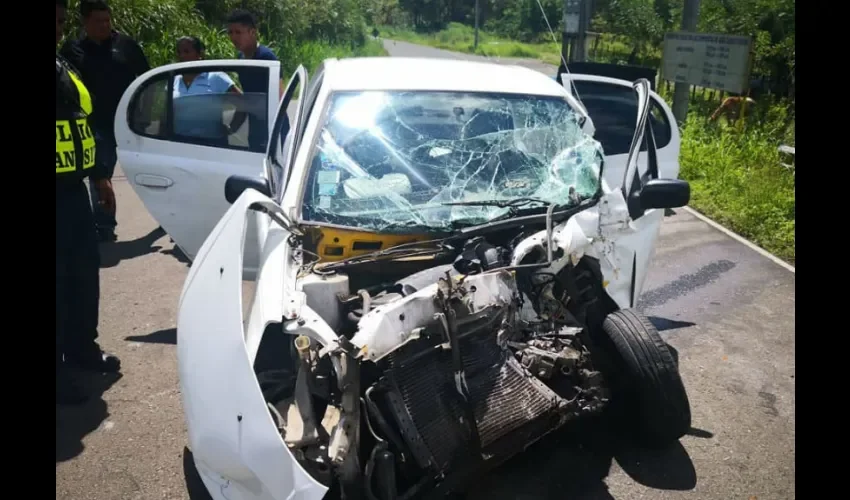 Foto ilustrativa del área del accidente. 