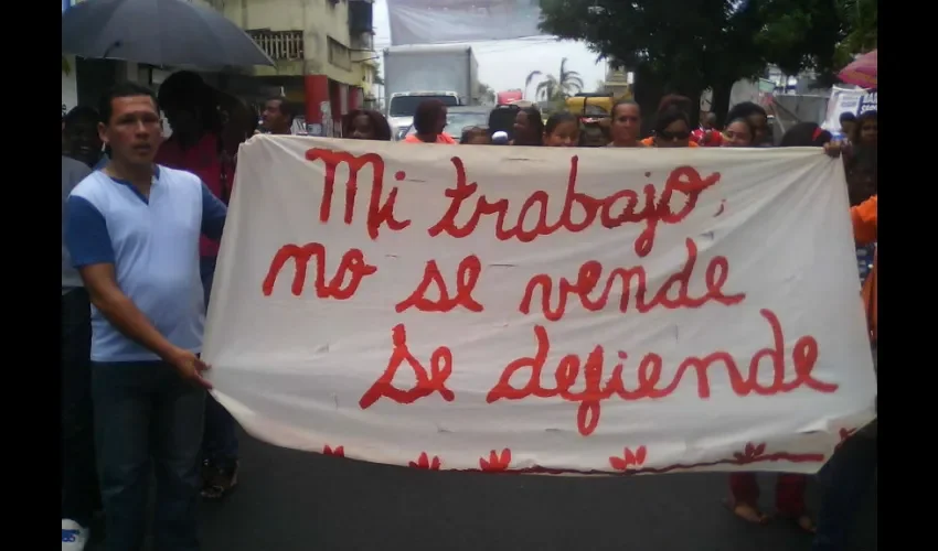 Foto ilustrativa de una manifestación. 