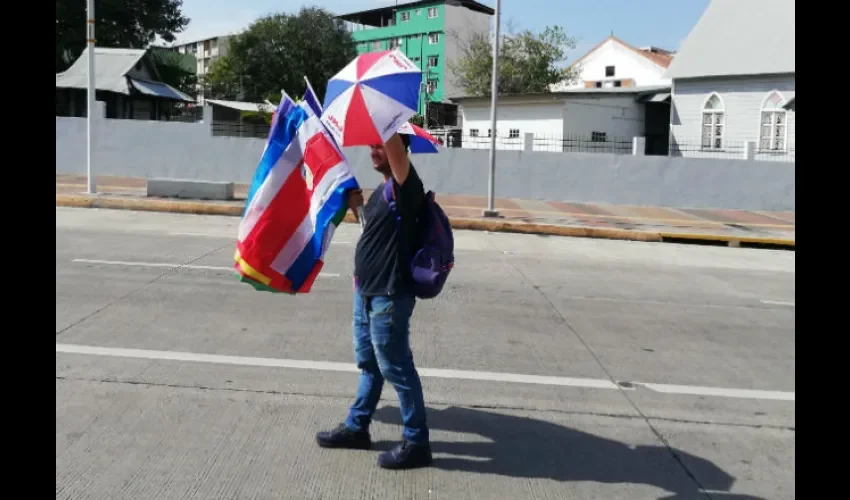 Foto ilustrativa de la bandera de la discordia. 