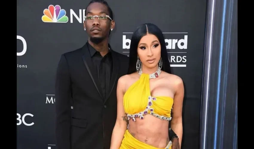Cardi B y su esposo Offset. Foto: Archivo