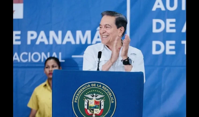 Foto ilustrativa del presidente Cortizo. 