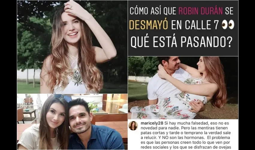 Maricely dice que las mentiras tienen patas cortas. Fotos: Instagram