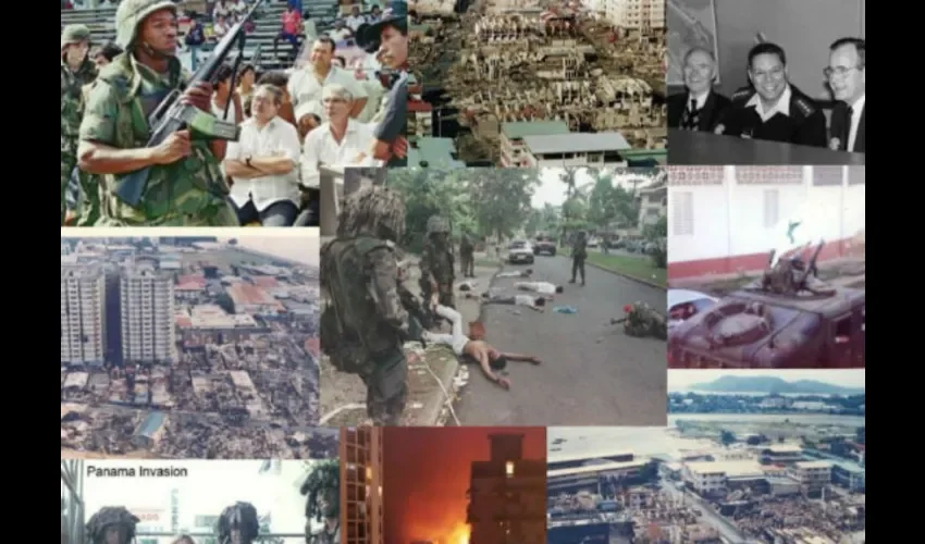 Foto ilustrativa de la Invasión a Panamá. 