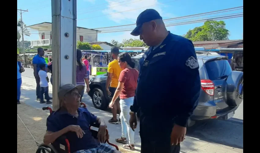 Foto ilustrativa de las unidades policiales desplegadas. 