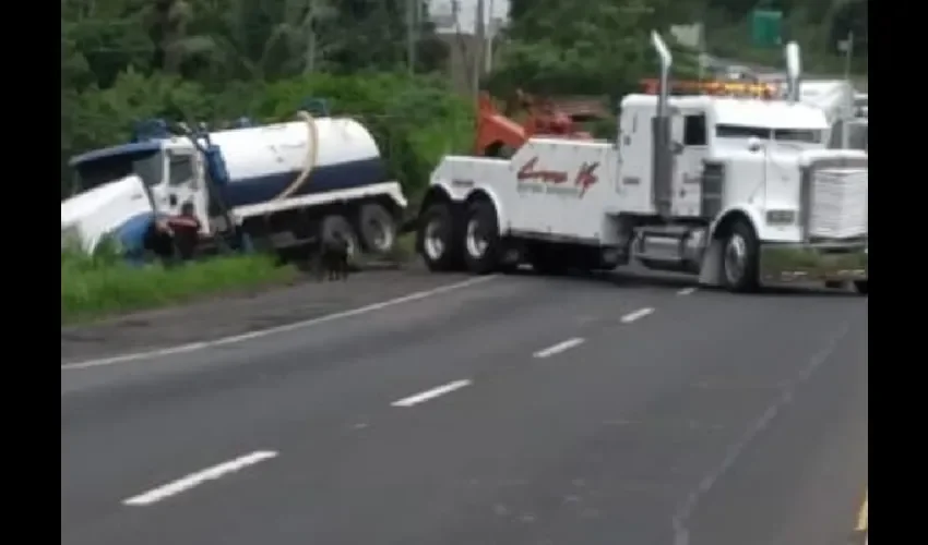 Foto ilustrativa del accidente. 