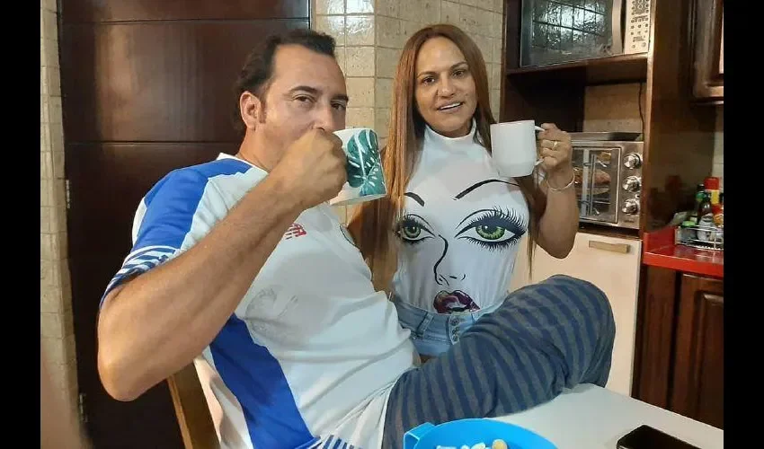 Tavo y Sandra. Foto: Instagram