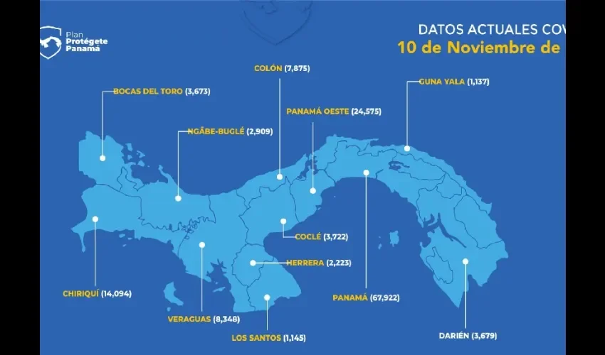 Foto ilustrativa de la distribución de casos. 