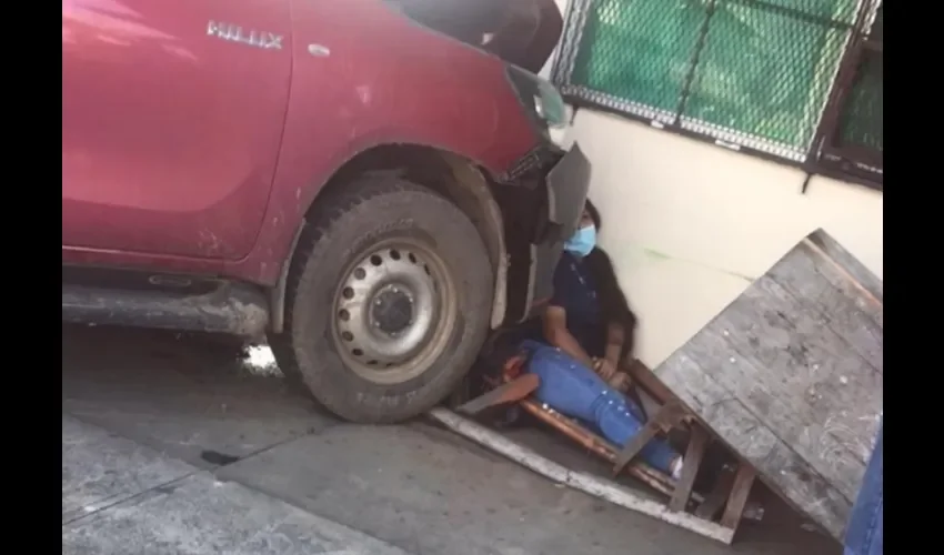 Foto ilustrativa del accidente. 