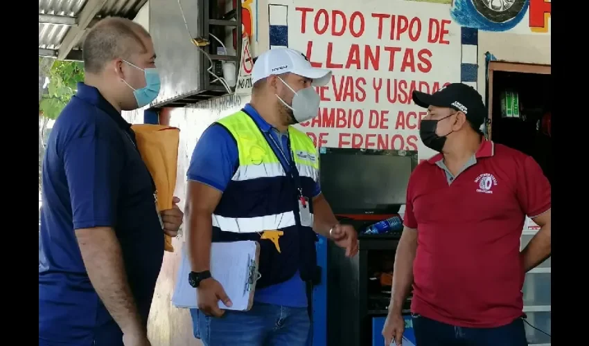 Foto ilustrativa de la inspección. 