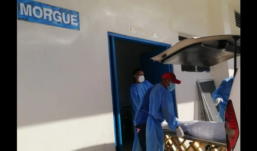 Foto ilustrativa de la morgue. 