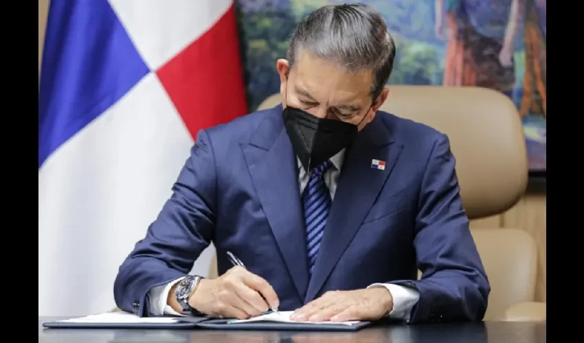 Foto ilustrativa del presidente Cortizo. 