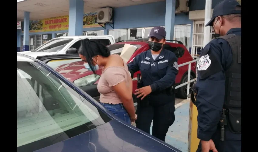 Foto ilustrativa de la detenida. 