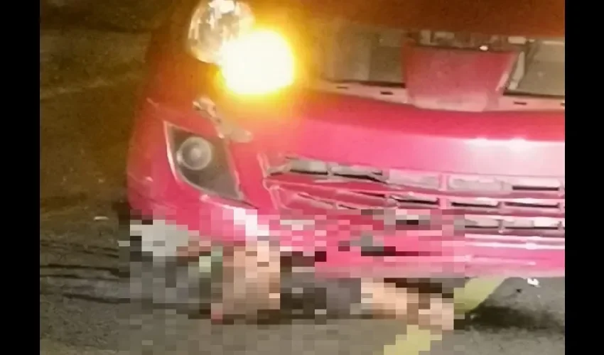 Foto ilustrativa del accidente. 
