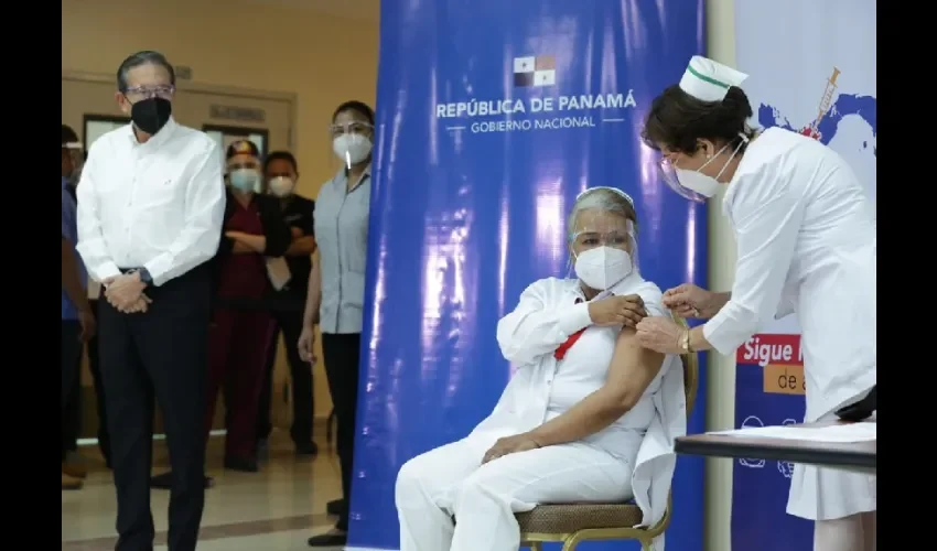 Foto ilustrativa de la vacunación. 