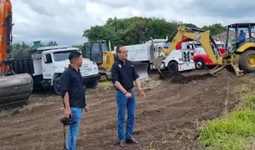 Vista de la inspección de terrenos. 