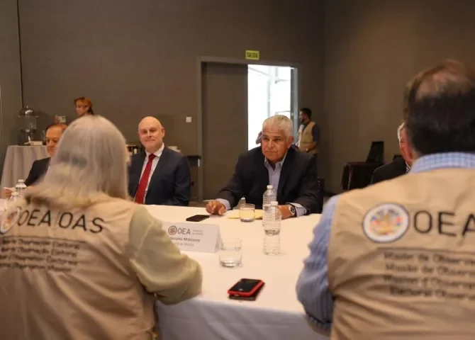  Observadores de la OEA reconocen a José Raúl Mulino como candidato en firme para las elecciones del 5 de mayo 