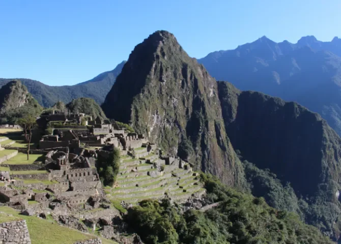  Foto de archivo que muestra una vista general de la ciudadela prehispánica de Machu Picchu (Perú). EFE/ Paula Bayarte 