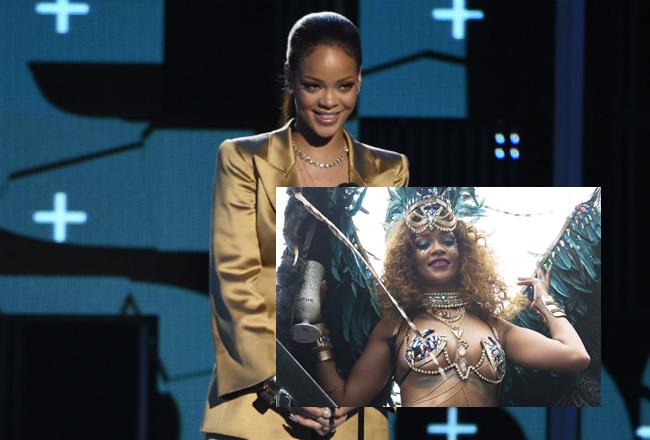 Rihanna con poca ropa en el carnaval de Barbados | Día a Día