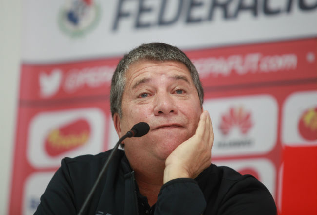 El técnico de la selección de Panamá. Foto: Anayansi Gamez