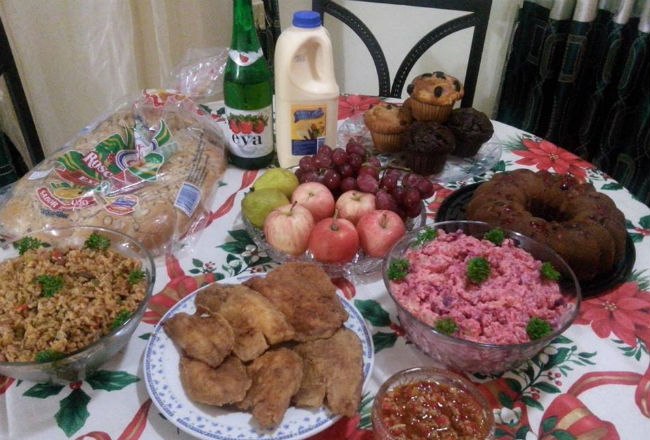 Jamón, ensaladas, arroz e diferentes clases no faltan en la mesa de los panameños en Navidad. Foto: Ilustrativa
