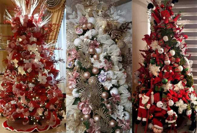 Decoración de arbolitos de Navidad, un negocio próspero 