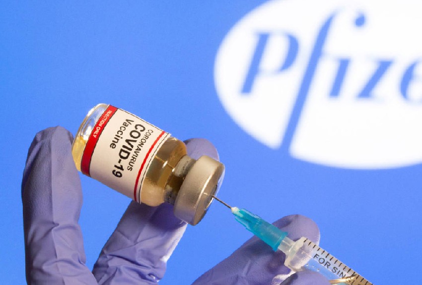 Foto ilustrativa de las vacunas Pfizer. 