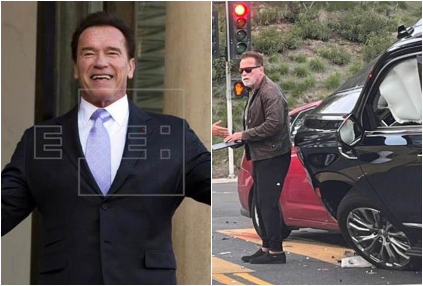 Schwarzenegger se ve implicado en un accidente viario múltiple en Los Ángeles 