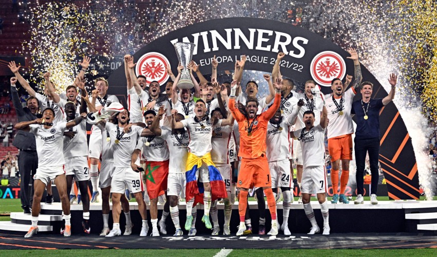 El Eintracht de Fráncfort, campeón de la Liga Europa 