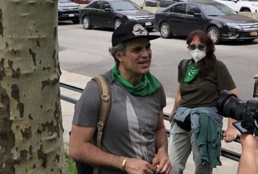 Hulk se unió a la marcha a favor del aborto en Nueva York 