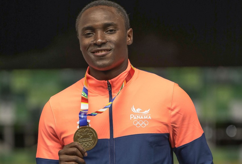 Alonso Edward gana Medalla de oro para Panamá en atletismo en los Juegos Bolivarianos 