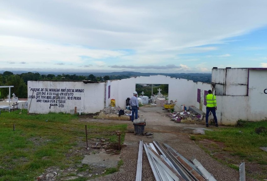 Empezaron trabajos de rehabilitación y mejoramiento en cementerios municipales de Arraiján 