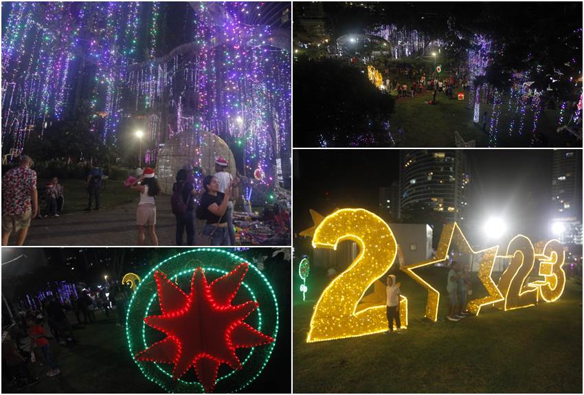 La capital panameña se viste de Navidad... Se realiza el encendido de luces navideñas   