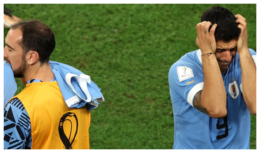0-2. Uruguay gana pero queda eliminada 