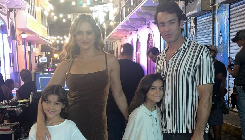 ¡Enamorados del país! El actor Aaron Díaz y su familia están en Panamá 