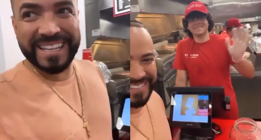 ¡Un hombre independiente! Nacho presumió que su hijo trabaja en un restaurante de comida rápida 
