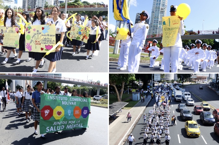 ¡No estás solo! Estudiantes marchan como cierre del Mes de la Salud Mental 
