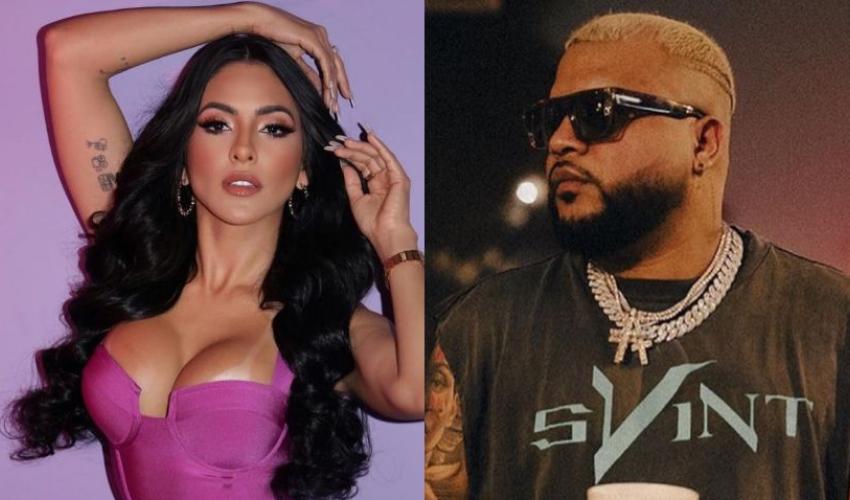 A Dímelo Flow y a Jacky Guzmán le gustan las mismas cosas, hasta una parejita de niños vestidos iguales 