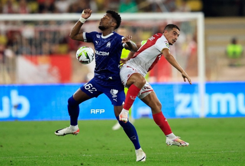 Michael Amir Murillo debutó con el Olympique de Marsella, pero el Mónaco les venció 3-2 