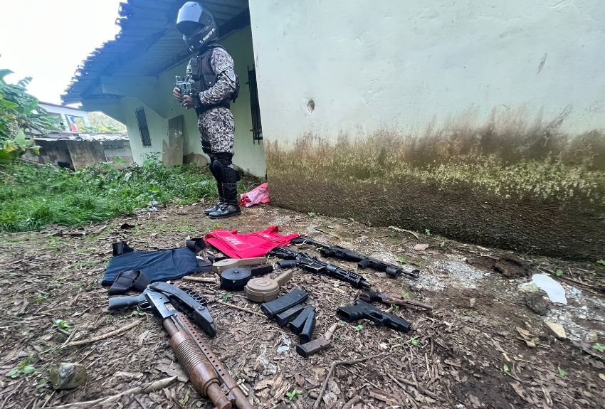 Recuperan cinco armas de fuego en Cativá 
