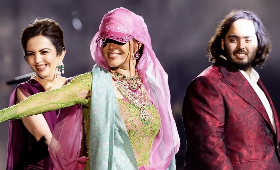 ¡Camarón de $9 millones! Primer concierto de Rihanna tras 8 años fue al hijo del hombre más rico de la India 