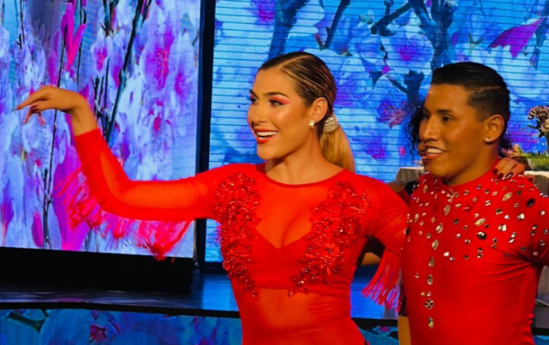 ¡La panameña compite en Ecuador! Karina se mueve en la pista de baile al son de Rubén Blades 