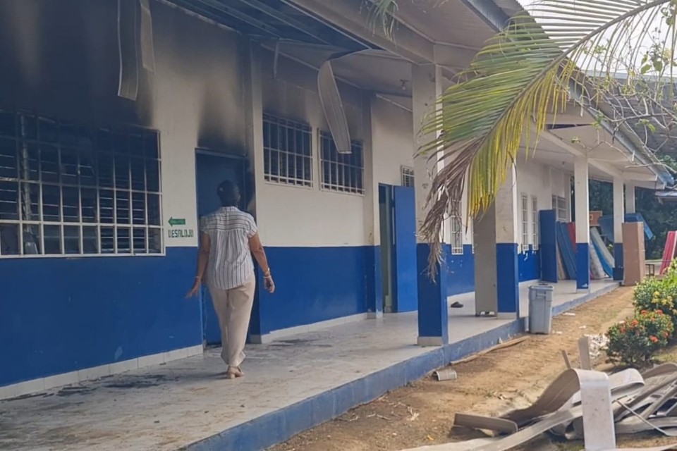 Fuego consume internado de estudiantes en tierras altas de Herrera 