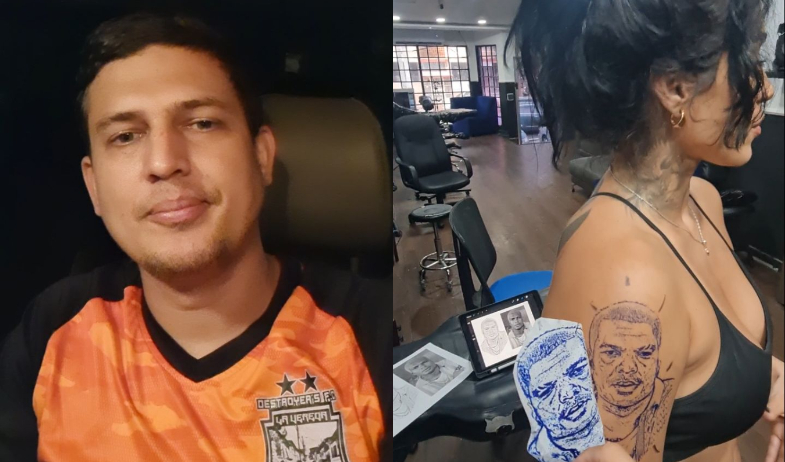  'Pollo' revela por qué nunca vimos el tatuaje de Chamaco en Stephanie Calcagno 
