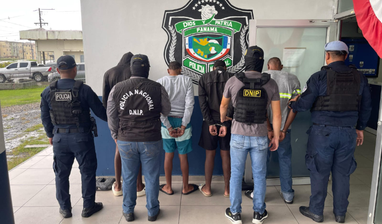 Banda de ladrones de padre e hijos es aprehendida en Colón 