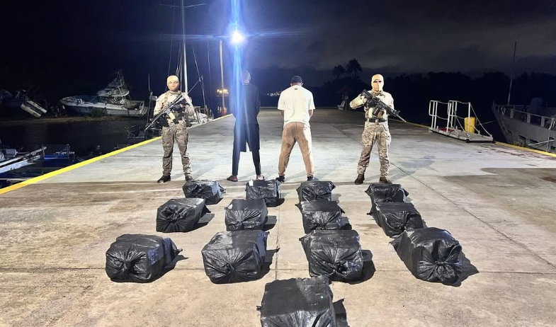 Dos detenidos en incautación de droga en El Porvenir, comarca Guna Yala 