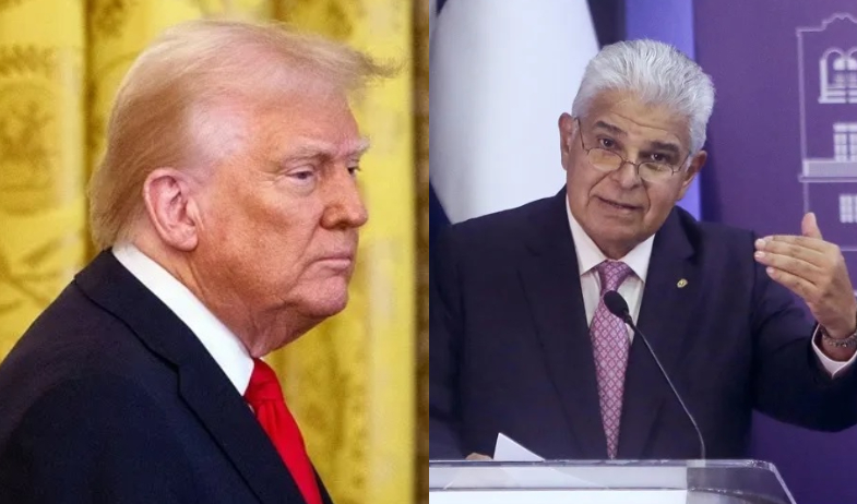 Trump afirma que los barcos de EE.UU. deberían pasar gratis por los canales de Panamá y Suez... Mulino le responde 