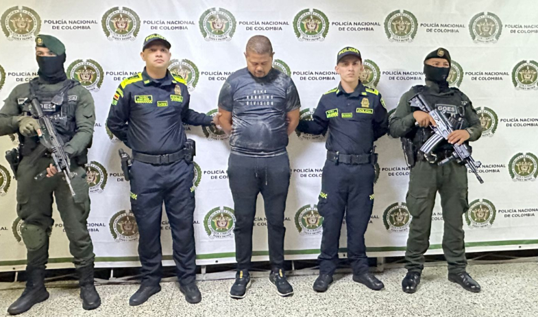 La Policía de Colombia captura en Medellín a uno de los delincuentes más buscados de Panamá 