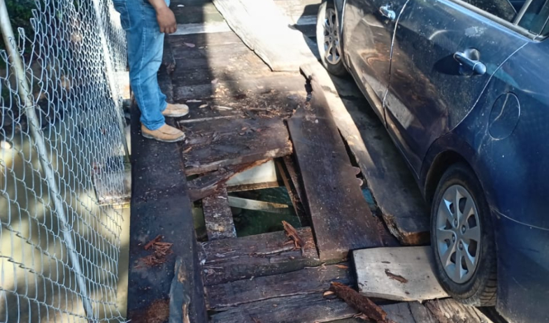 Vecinos de La Gloria siguen esperando nuevo puente 