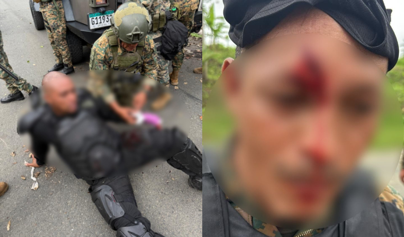 ¡A uno le dieron con un machete! Unidades del Senafront resultan heridas durante protestas en Darién 